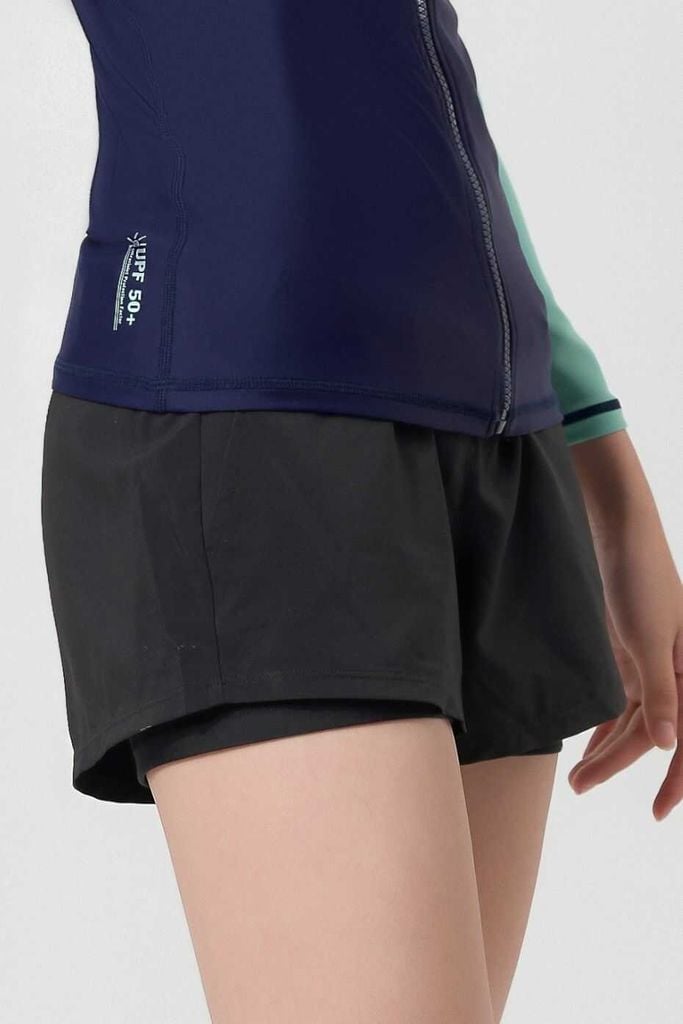 Quần Đi Biển Short Black 2 Layer — 4