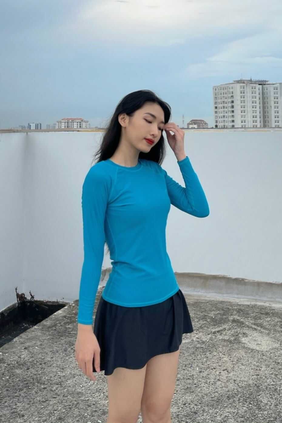  Chân Váy Đi Biển Coral 2 Layer 