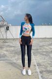  Quần Bơi Dài Nữ Legging Black 2 Layer 