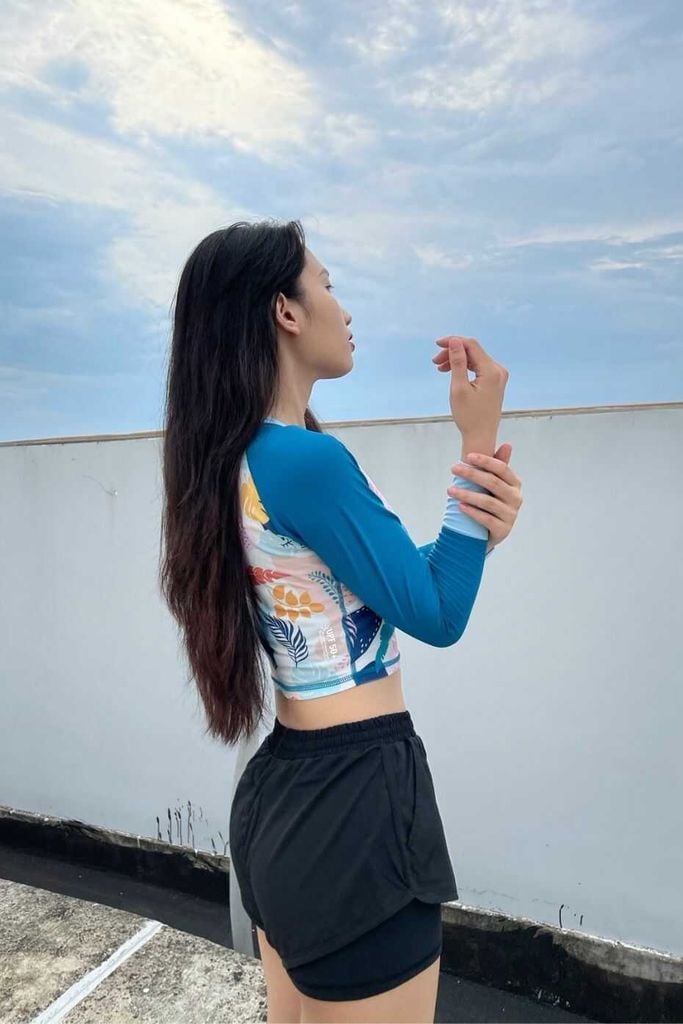 Quần Đi Biển Short Black 2 Layer — 18