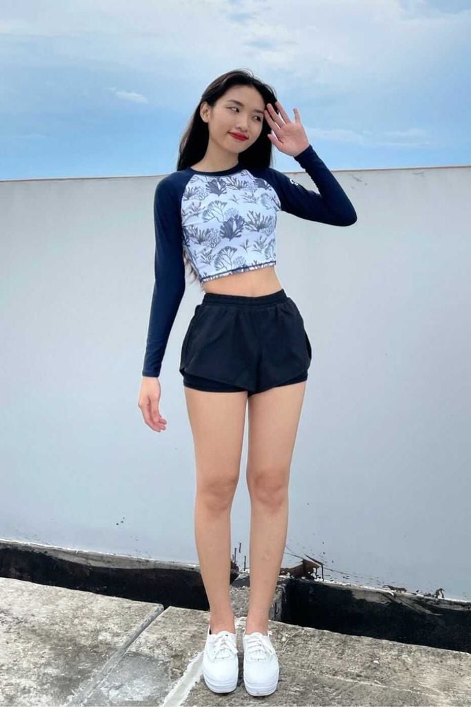 Quần Đi Biển Short Black 2 Layer — 14