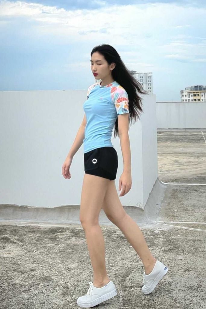 Quần Đi Biển Short Black 2 Layer — 21