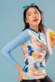  Áo Bơi Nữ Tay Dài Zips Ice Tropical 