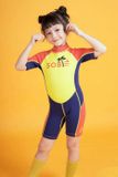  Đồ Bơi Trẻ Em Giữ Nhiệt Wetsuit Short Tropical Yellow 