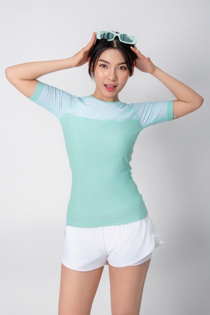 Destiny Clara Áo bơi nữ tay ngắn