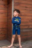  Shark Navy Kid Rashguard Set 