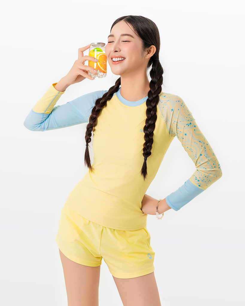 Áo Bơi Nữ Tay Dài kín đáo kín đáo và chống nắng Gorgeous Sol, ảnh 7