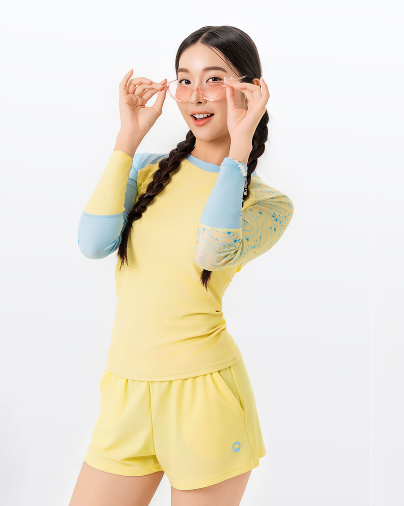 Áo Bơi Nữ Tay Dài kín đáo kín đáo và chống nắng Gorgeous Sol, ảnh 2