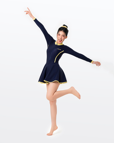  Đồ bơi nữ liền thân váy tay dài kín đáo và chống nắng Gorgeous Orion 
