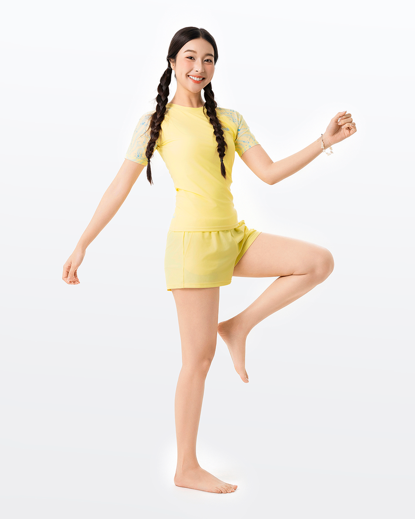 Áo bơi nữ tay ngắn Gorgeous Celeste — 12
