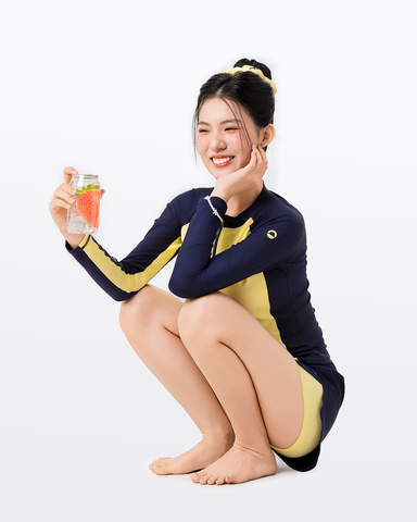  Áo bơi nữ tay dài kín đáo và chống nắng Gorgeous Aero 