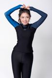  Mermaid Misty Áo bơi nữ xỏ ngón tay dài chống nắng 