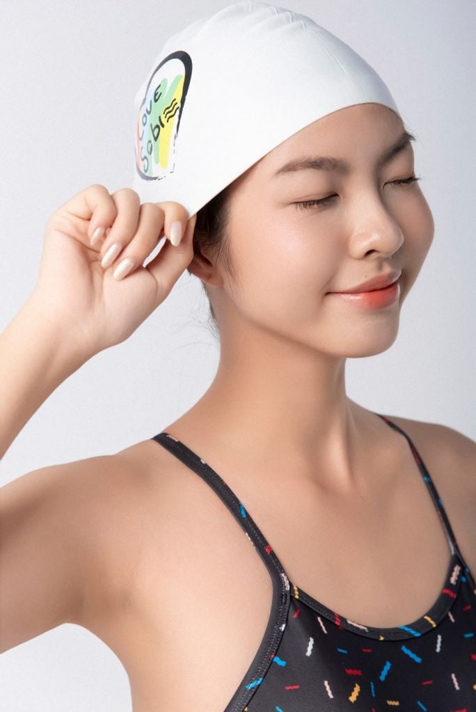 Đồ bơi nữ liền thân chuyên tập luyện Racesuit Y-Back Sotek™ Black Wave, ảnh 5