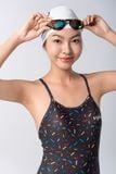  Đồ bơi nữ liền thân chuyên tập luyện Racesuit Y-Back Sotek™ Black Wave 