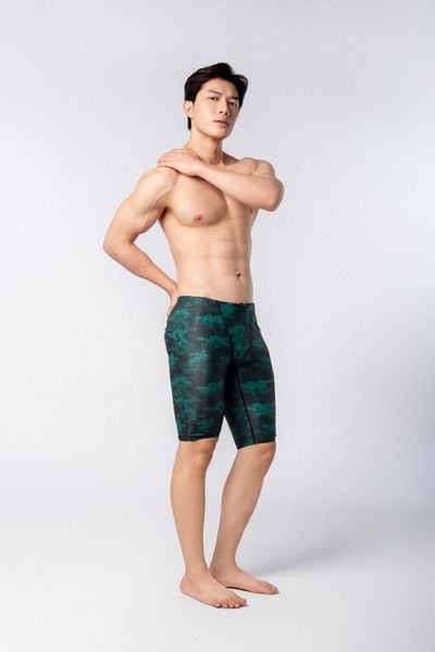  Quần bơi nam chuyên tập luyện Hyper Jammer Sotek™ Camou Dark Night 