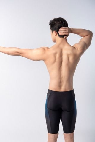  Quần bơi nam chuyên tập luyện Jammer Soendu™ Blue Arrow 