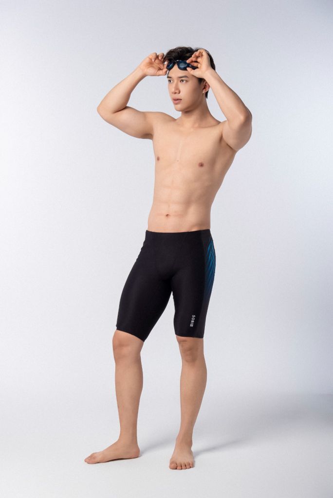 Quần bơi nam chuyên tập luyện Jammer Soendu™ Blue Arrow, ảnh 7