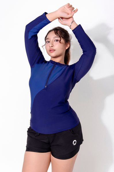  Áo bơi nữ tay dài Chubby Opal 