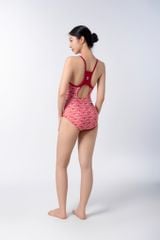 Đồ bơi nữ liền thân chuyên tập luyện Racesuit Y-Back Sotek™ Rose Pattern 9