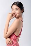  Đồ bơi nữ liền thân chuyên tập luyện Racesuit Y-Back Sotek™ Rose Pattern 
