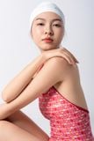  Đồ bơi nữ liền thân chuyên tập luyện Racesuit Y-Back Sotek™ Rose Pattern 