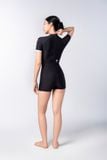  Đồ bơi nữ liền thân chuyên tập luyện Zipback Sotek™ Black 