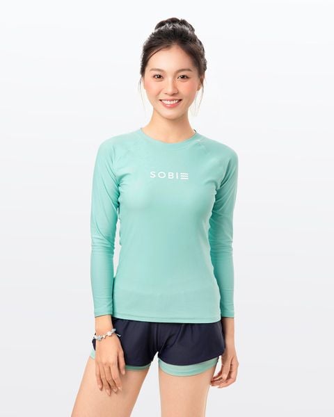  Áo bơi nữ tay dài chống nắng Mintmint 