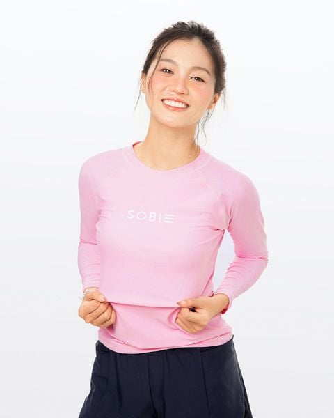  Áo bơi nữ tay dài chống nắng PinkVenom 