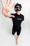  Wetsuit Tide Đồ bơi giữ nhiệt dành cho nam màu đen 1.5mm 
