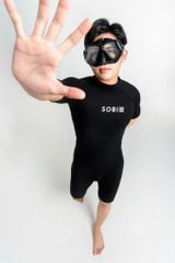 Wetsuit Tide Đồ bơi giữ nhiệt dành cho nam màu đen 1.5mm 1