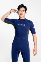 Wetsuit Drift Đồ bơi giữ nhiệt dành cho nam màu navy 1.5mm 1