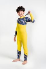 Wetsuit KID Sea Star Đồ bơi giữ nhiệt dành cho bé trai màu vàng 1.5mm 4
