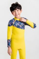 Wetsuit KID Sea Star Đồ bơi giữ nhiệt dành cho bé trai màu vàng 1.5mm 2