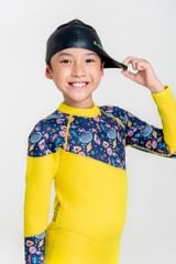 Wetsuit KID Sea Star Đồ bơi giữ nhiệt dành cho bé trai màu vàng 1.5mm 3