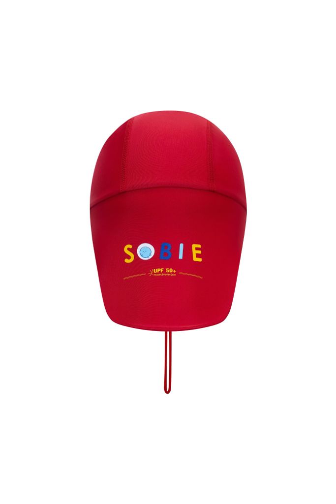 Nón chống nắng trẻ em màu đỏ Baby Cute, ảnh 2