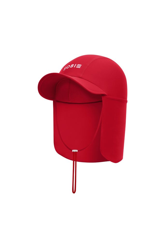 Nón chống nắng trẻ em màu đỏ Baby Cute, ảnh 3