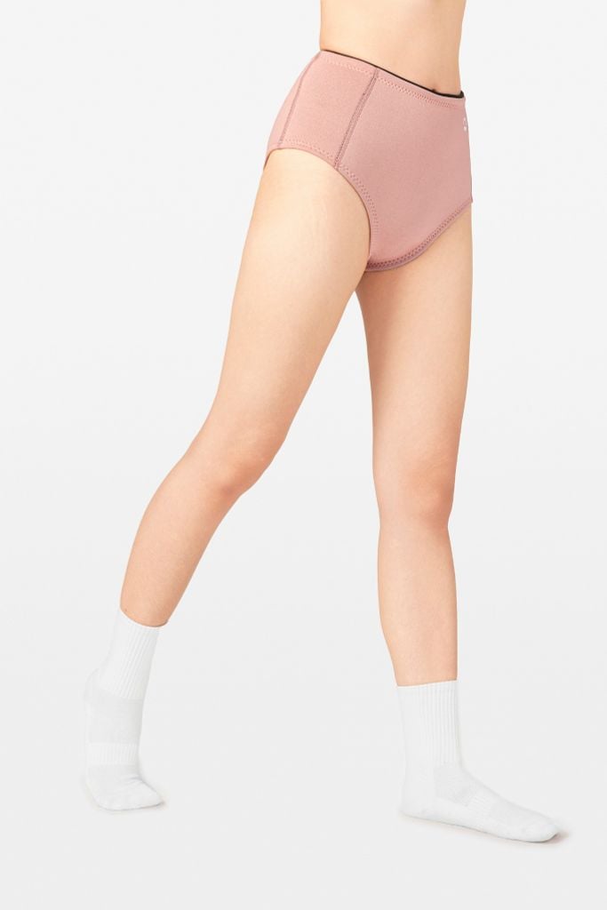 Wetsuit Joy Short Quần bơi nữ lưng cao giữ nhiệt tôn dáng Cam Đào 1.5mm, ảnh 2