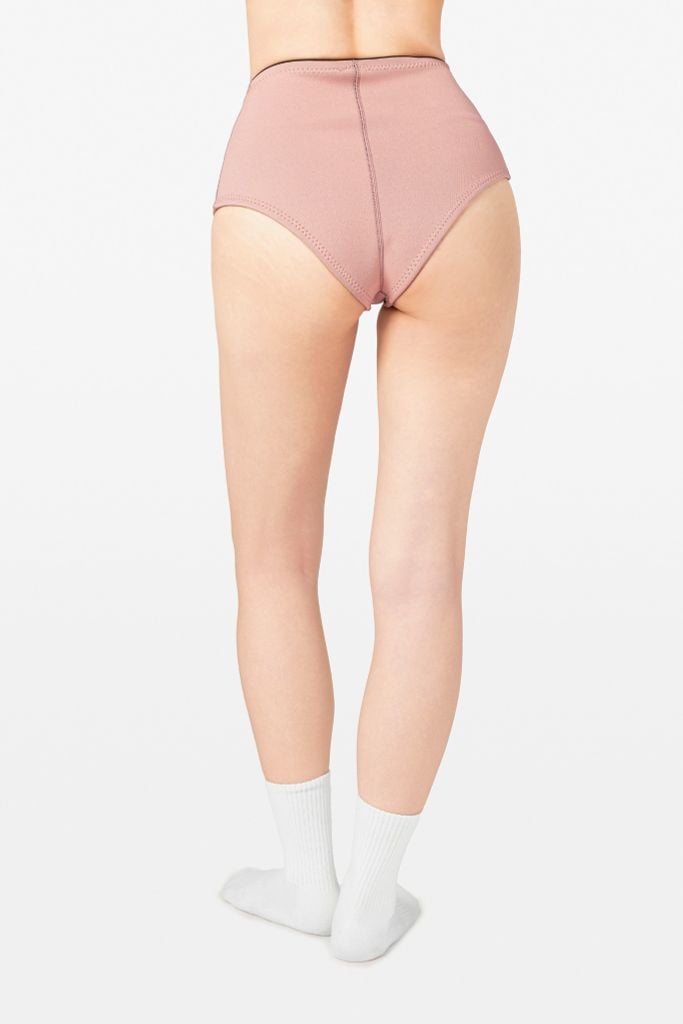 Wetsuit Joy Short Quần bơi nữ lưng cao giữ nhiệt tôn dáng Cam Đào 1.5mm, ảnh 4