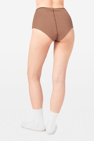  Wetsuit Aylin Short Quần bơi nữ lưng cao giữ nhiệt tôn dáng Nâu Mocha 1.5mm 