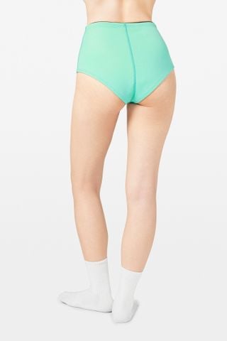  Wetsuit Daria Short Quần bơi nữ lưng cao giữ nhiệt tôn dáng Xanh Pastel 