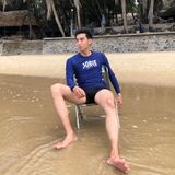  Áo Bơi Nam Wave Long Sleeved Navy Blue 