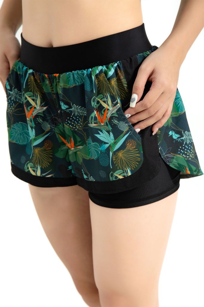 Quần bơi nữ 2 layer Bird Paradise, ảnh 3