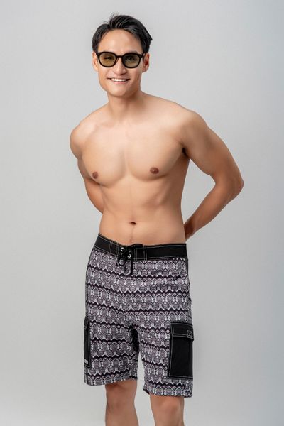  Quần Boardshort 19" AquaLite™  Tribal 
