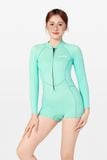  Wetsuit Tharia Đồ bơi nữ giữ nhiệt màu Xanh Pastel 1.5mm 