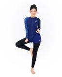  Áo bơi nữ tay dài khoá kéo kín đáo và chống nắng Marine Coraline 