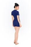  Đồ bơi nữ liền thân tay ngắn kín đáo và thời trang Marine Nami 