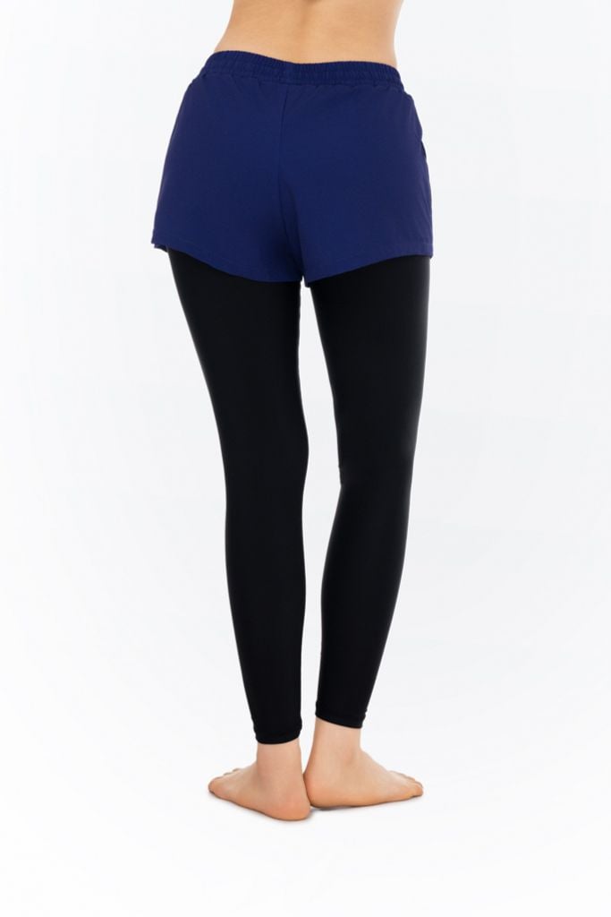Quần đi biển nữ legging 2 layer kín đáo Marine Sirena — 4