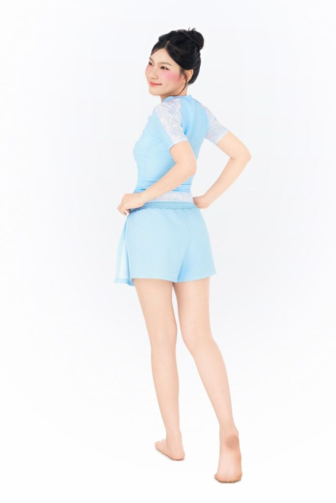 Áo bơi nữ tay ngắn Marine Kaia — 5