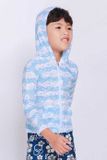  Áo Khoác Trẻ Em Đi Biển Blue PinkFong 