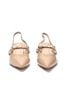 Giày Mũi Nhọn Nude Quai Ngang Gót Thấp 3cm, Giày Công Sở Nữ, Giày Cao Gót Bigsize Merly